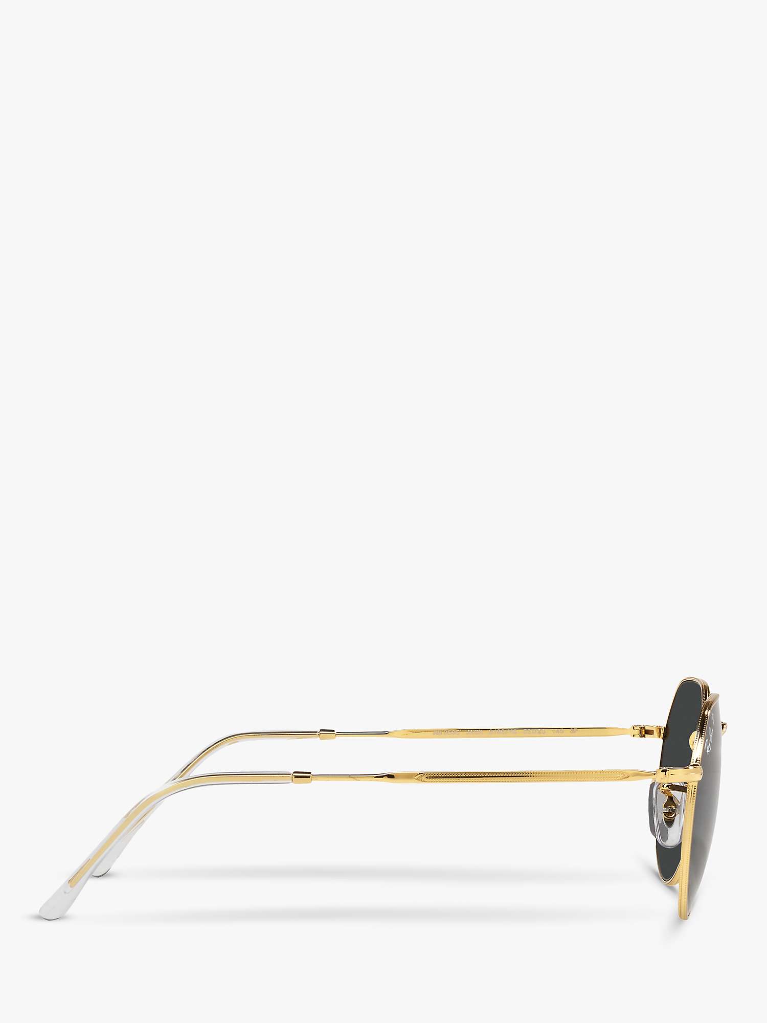 Buy Ray-Ban RB3565 Jack Unisex Polarised Metal Hexagonal Sunglasses Online at johnlewis.com