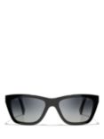 CHANEL Rectangular Sunglasses CH5442 Black/Grey Gradient