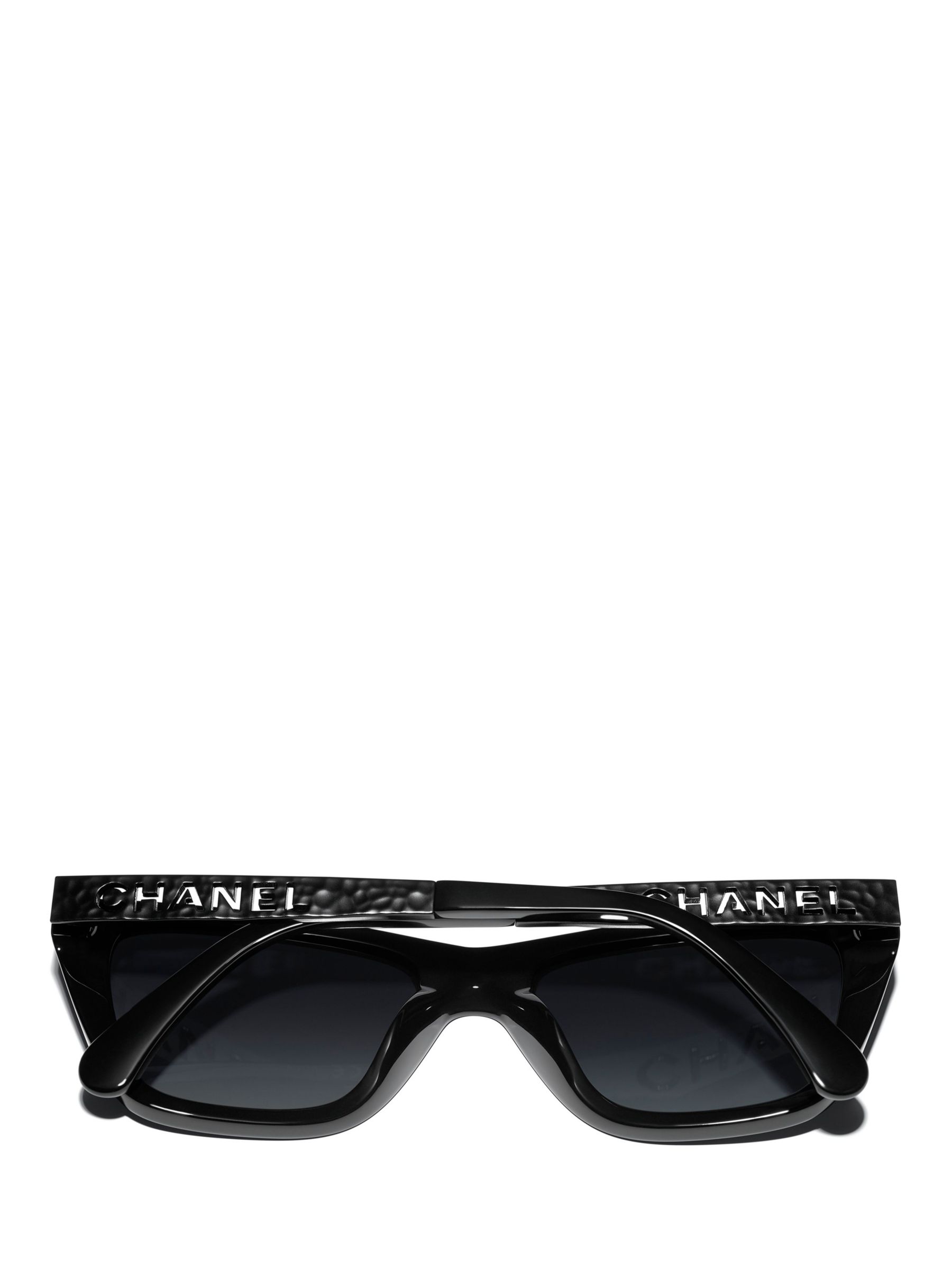 Chanel - Square Sunglasses - Black Gray Gradient - Chanel Eyewear - Avvenice