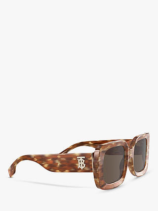 Burberry BE4327 Women's Square Sunglasses, Brown