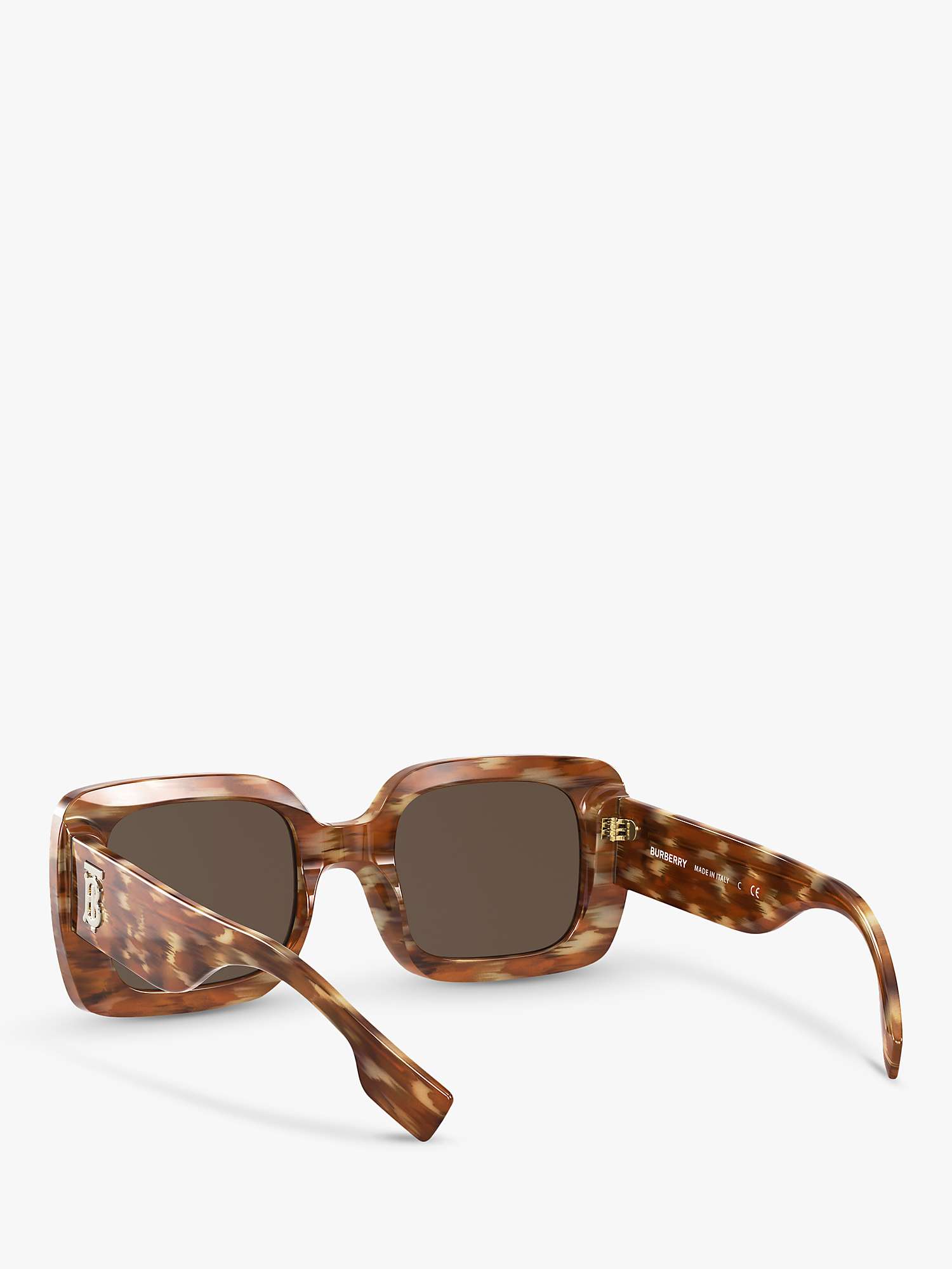 Buy Burberry BE4327 Women's Square Sunglasses, Brown Online at johnlewis.com