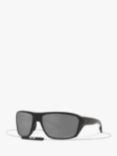 Oakley OO9416 Men's Split Shot Prizm Polarised Rectangular Sunglasses, Matte Black/Grey