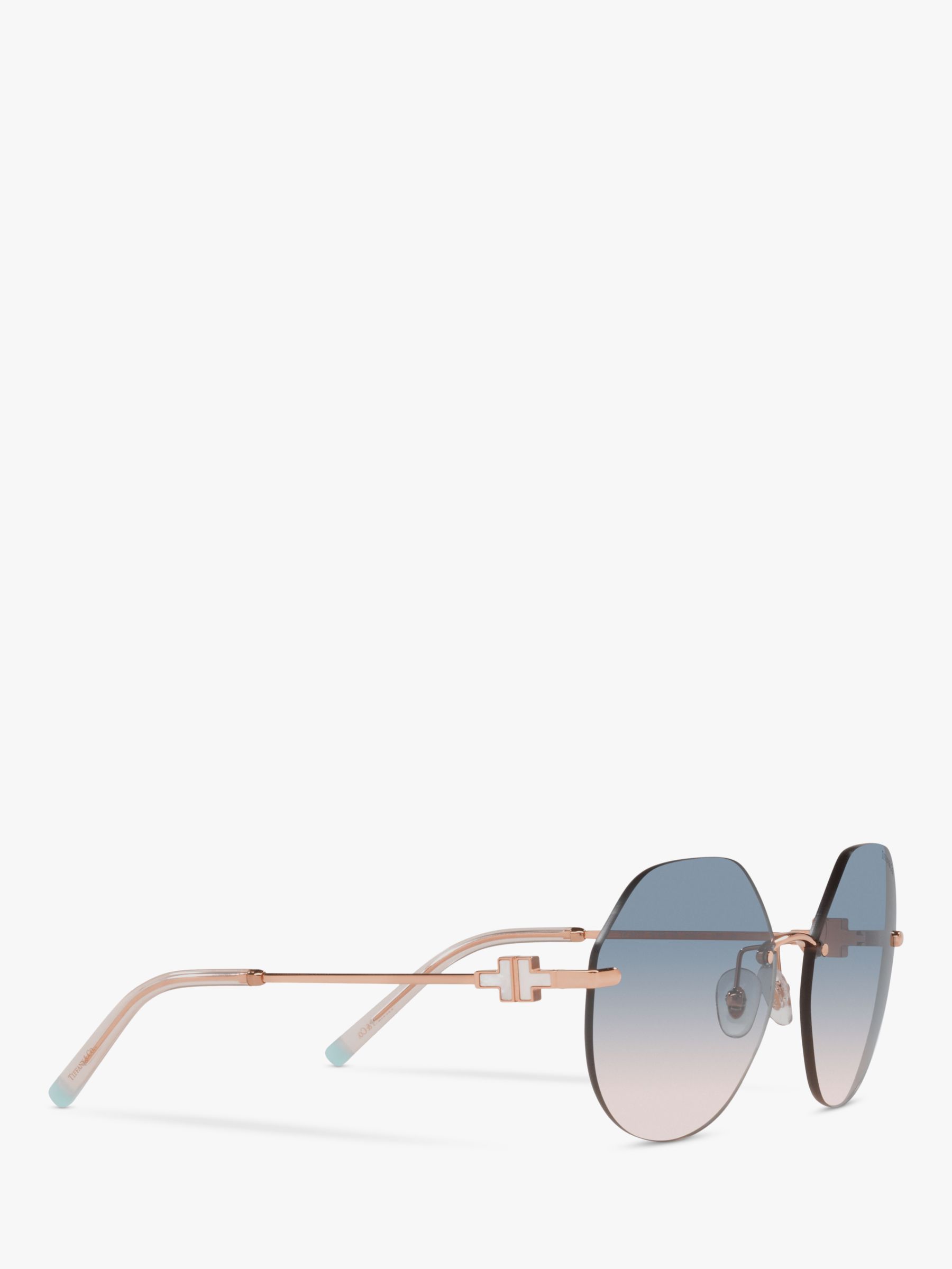Tiffany & Co TF3077 Women's Irregular Sunglasses, Rubedo