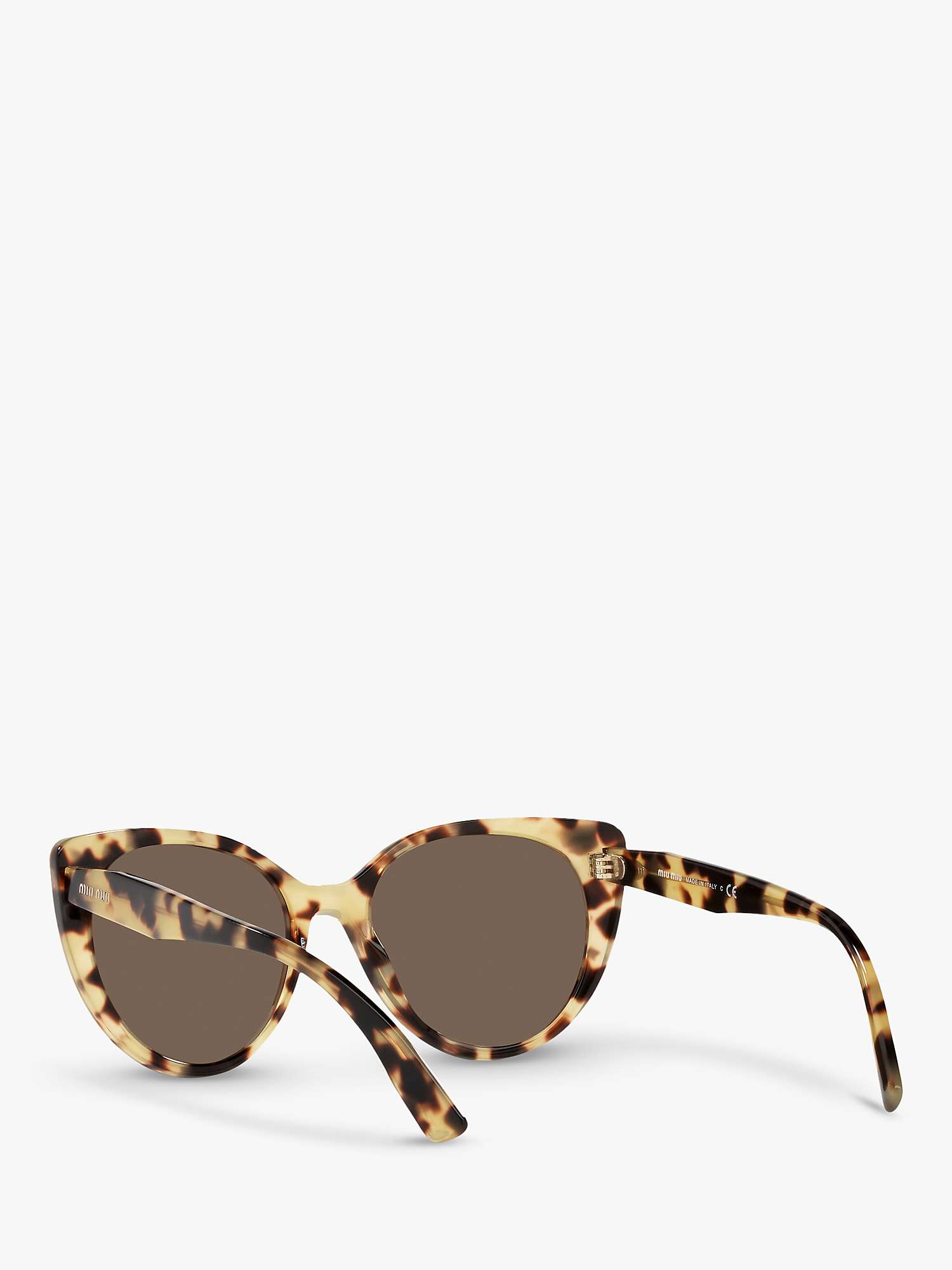 Buy Miu Miu MU 04XS Women's Cat's Eye Sunglasses Online at johnlewis.com