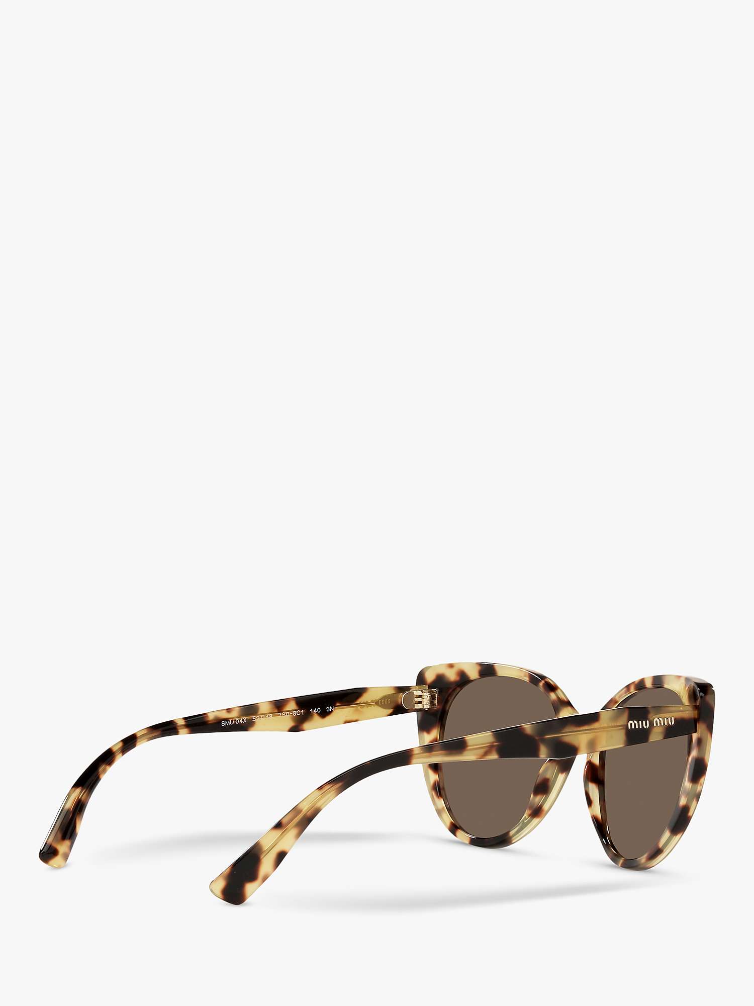Buy Miu Miu MU 04XS Women's Cat's Eye Sunglasses Online at johnlewis.com