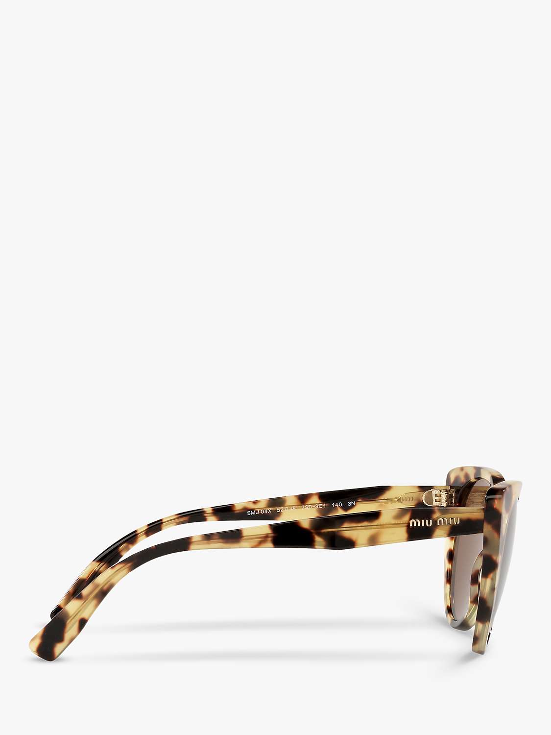 Buy Miu Miu MU 04XS Women's Cat's Eye Sunglasses Online at johnlewis.com