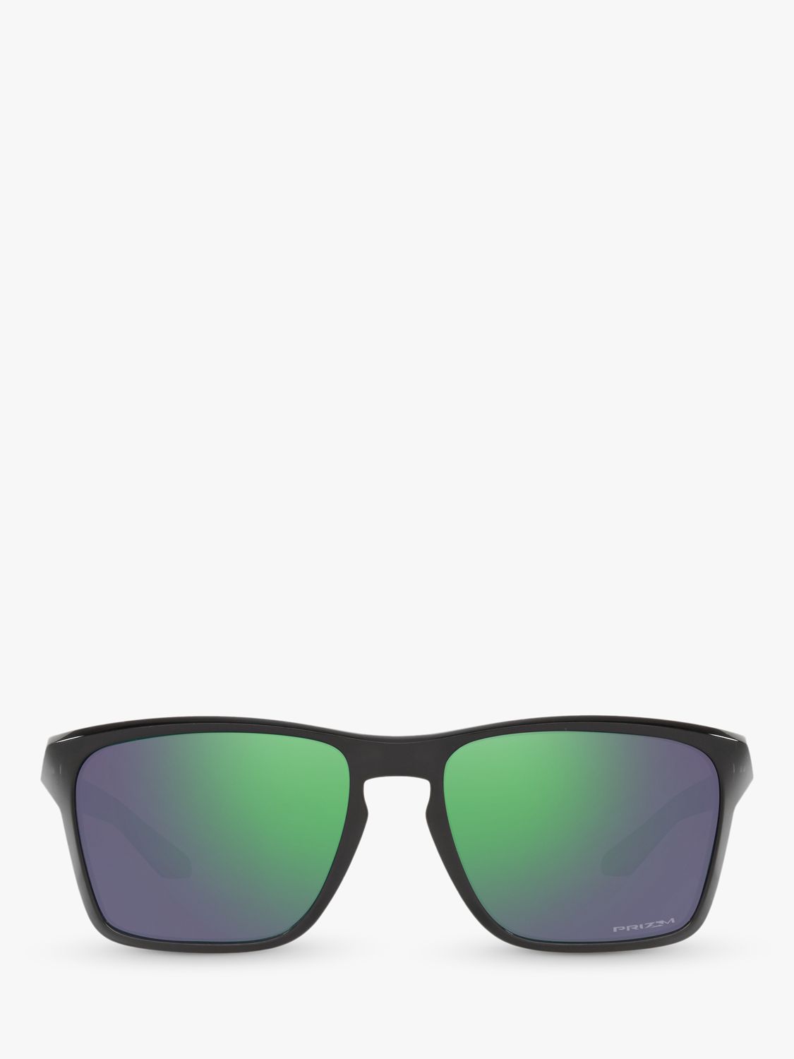 Oakley OO9448 Men's Sylas Prizm Rectangular Sunglasses, Black Ink/Mirror  Green at John Lewis & Partners