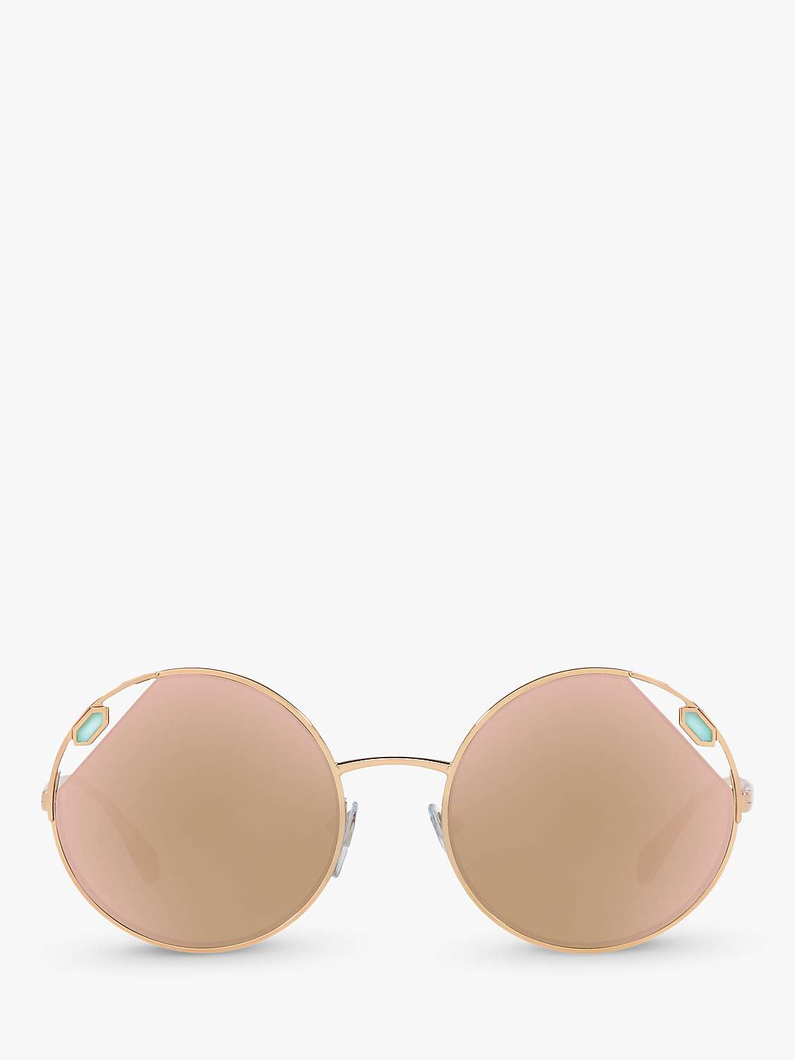 Buy BVLGARI BV6159 Women's Round Sunglasses Online at johnlewis.com