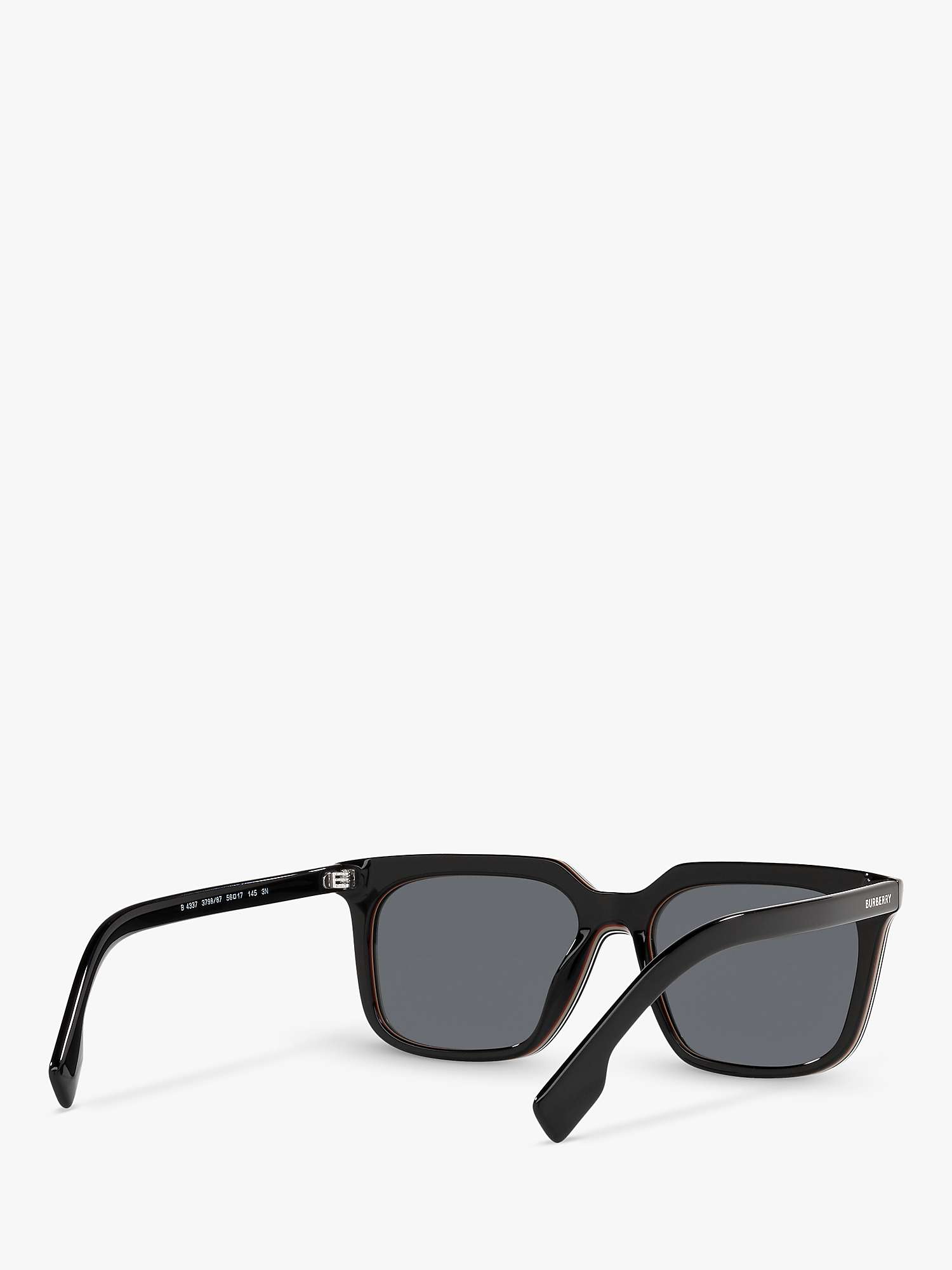Buy Burberry BE4337 Men's Square Sunglasses Online at johnlewis.com