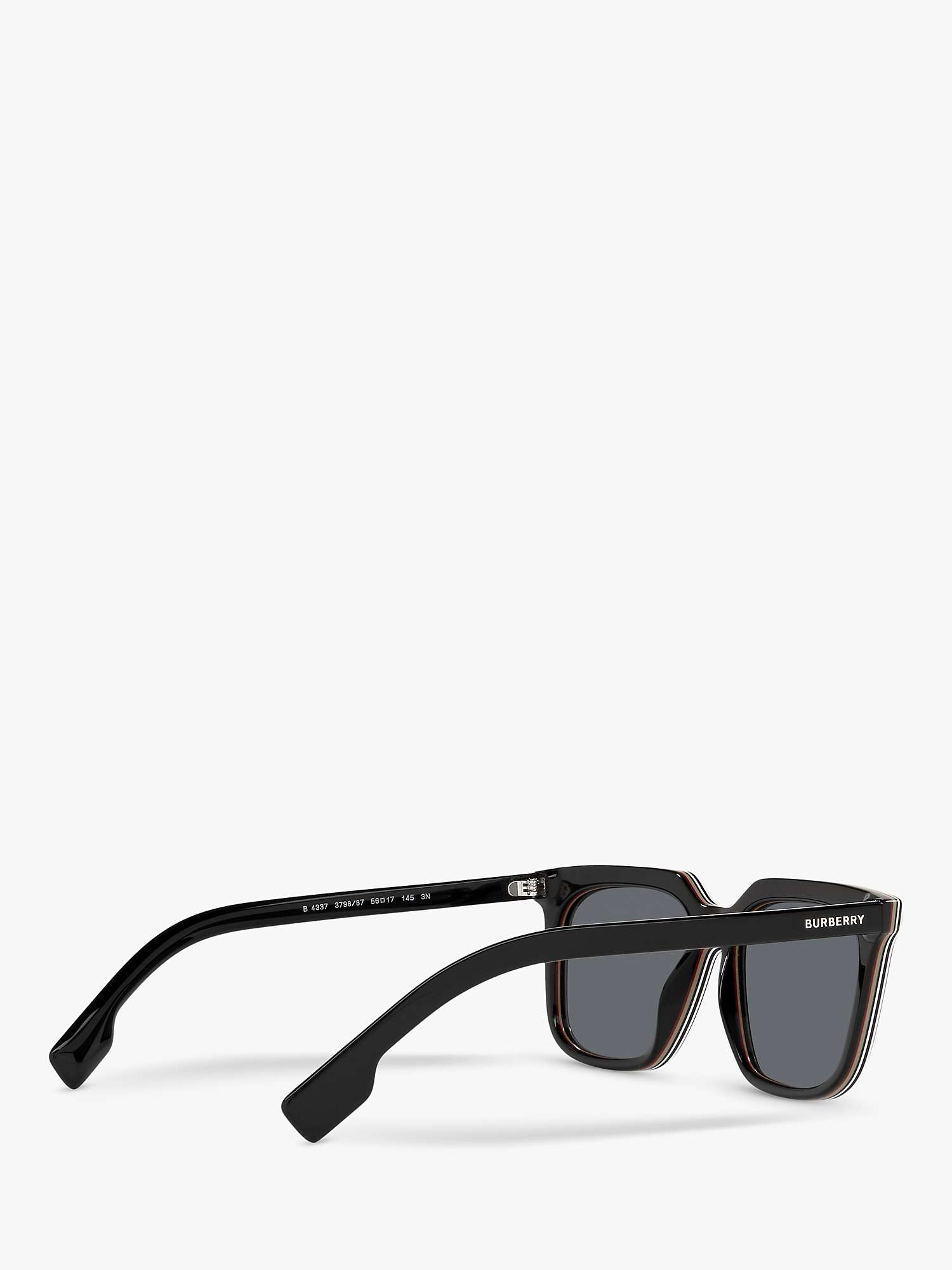 Buy Burberry BE4337 Men's Square Sunglasses Online at johnlewis.com