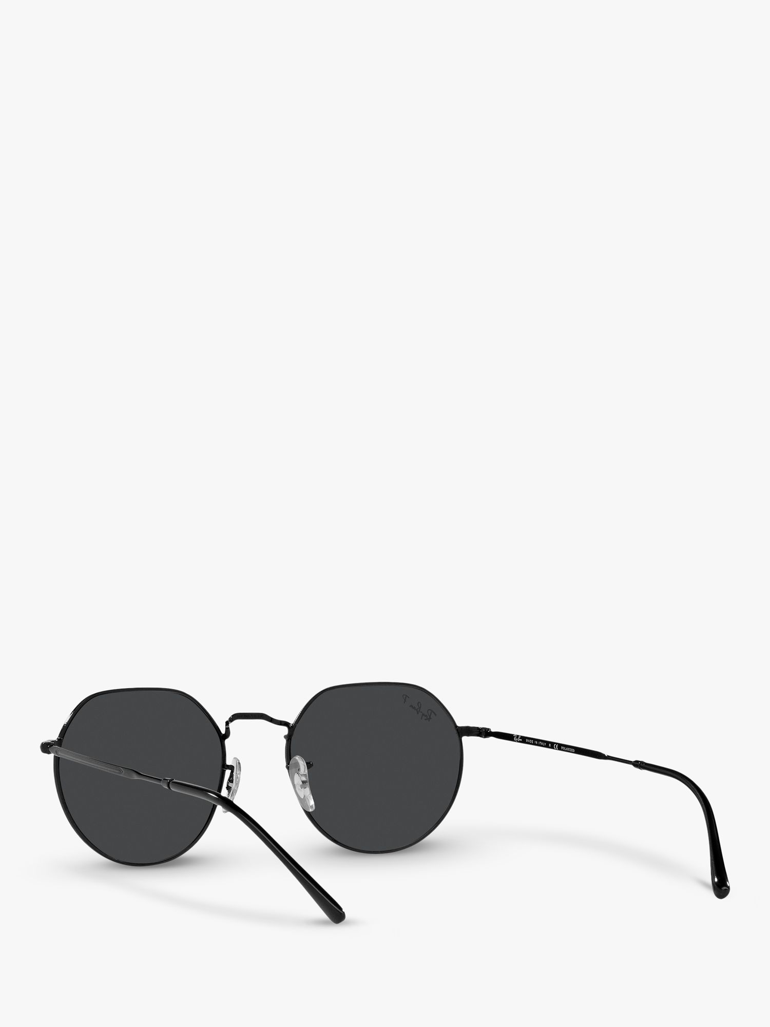 Buy Ray-Ban RB3565 Jack Unisex Polarised Metal Hexagonal Sunglasses Online at johnlewis.com