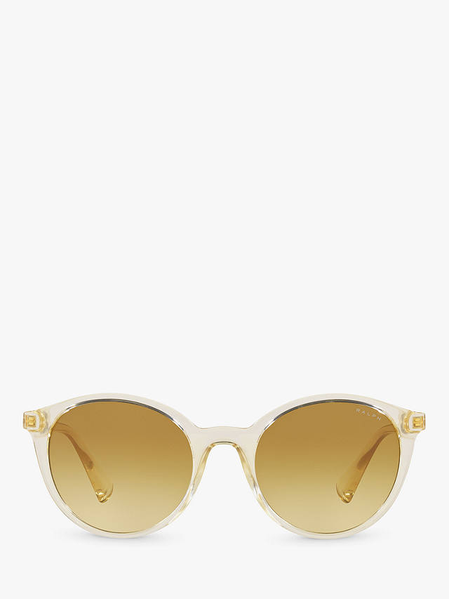 Ralph Lauren RA5273 Women's Oval Sunglasses, Pinot Grigio/Brown