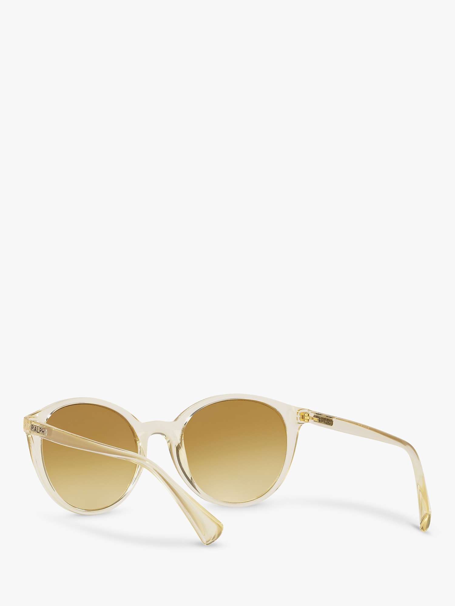 Buy Ralph Lauren RA5273 Women's Oval Sunglasses, Pinot Grigio/Brown Online at johnlewis.com