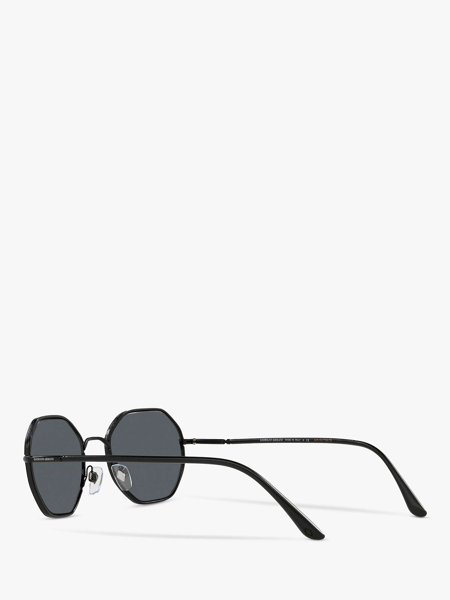 Buy Giorgio Armani AR6112J Men's Rectangular Sunglasses Online at johnlewis.com