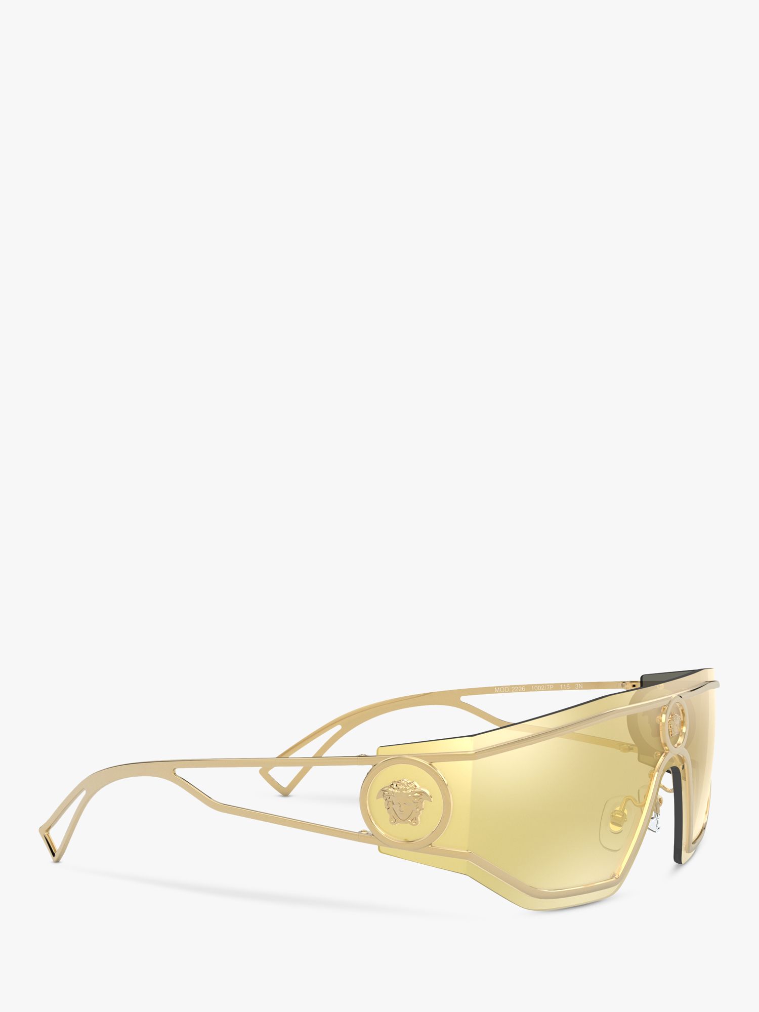Buy Versace VE2226 Men's Irregular Sunglasses Online at johnlewis.com