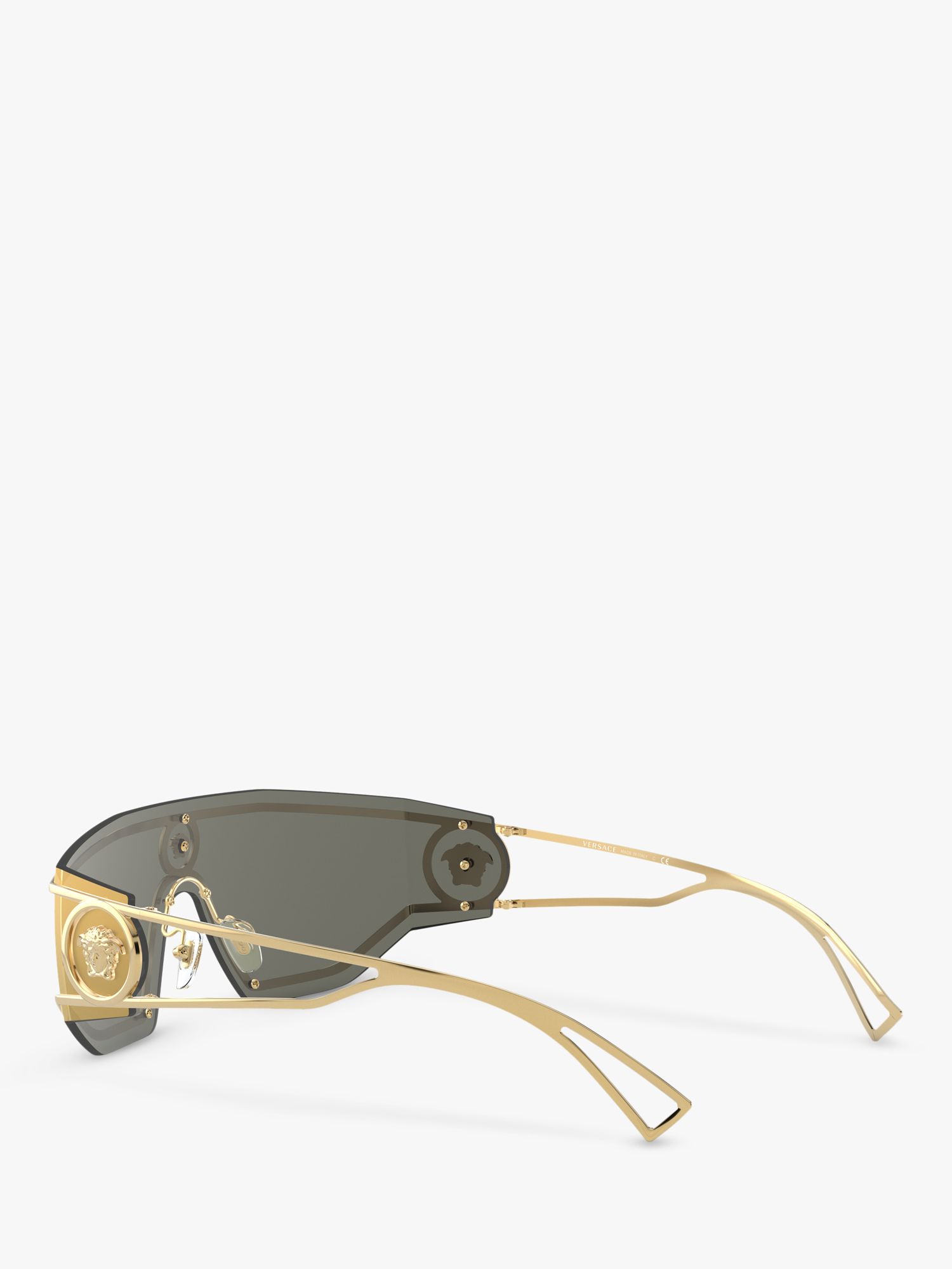 Buy Versace VE2226 Men's Irregular Sunglasses Online at johnlewis.com