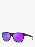 Oakley OO9479 Men's Manorburn Prizm Square Sunglasses, Matte Black/Purple