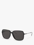 Ralph RA5272 Women's Square Sunglasses, Black