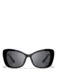 CHANEL Cat Eye Sunglasses CH5445H Black/Grey Gradient