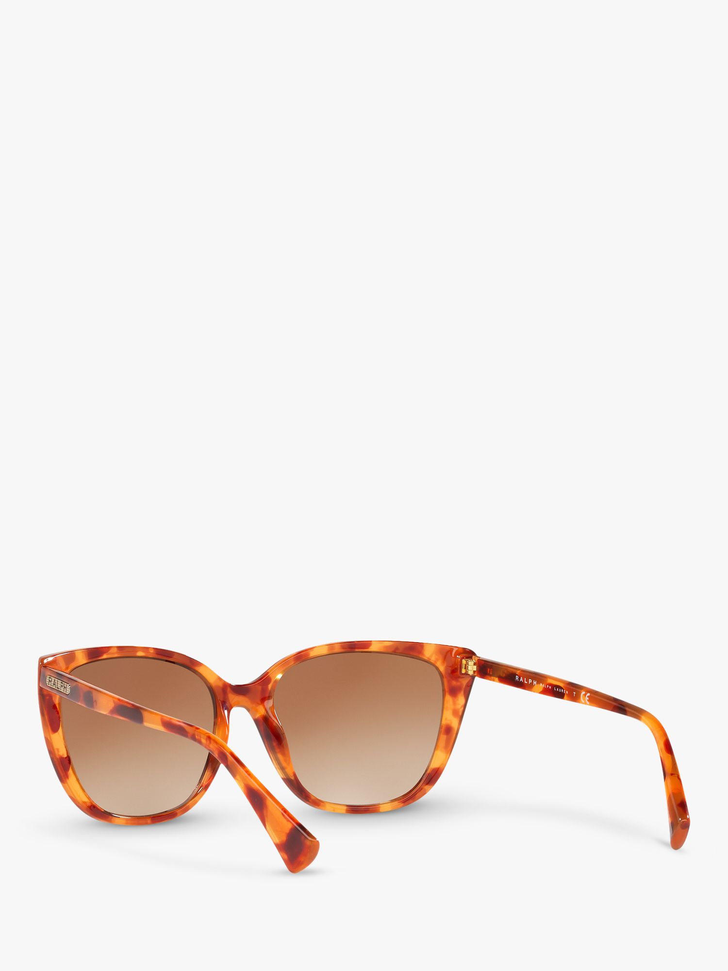 Ralph RA5274 Women's Sponged Tortoiseshell Butterfly Shape Sunglasses ...