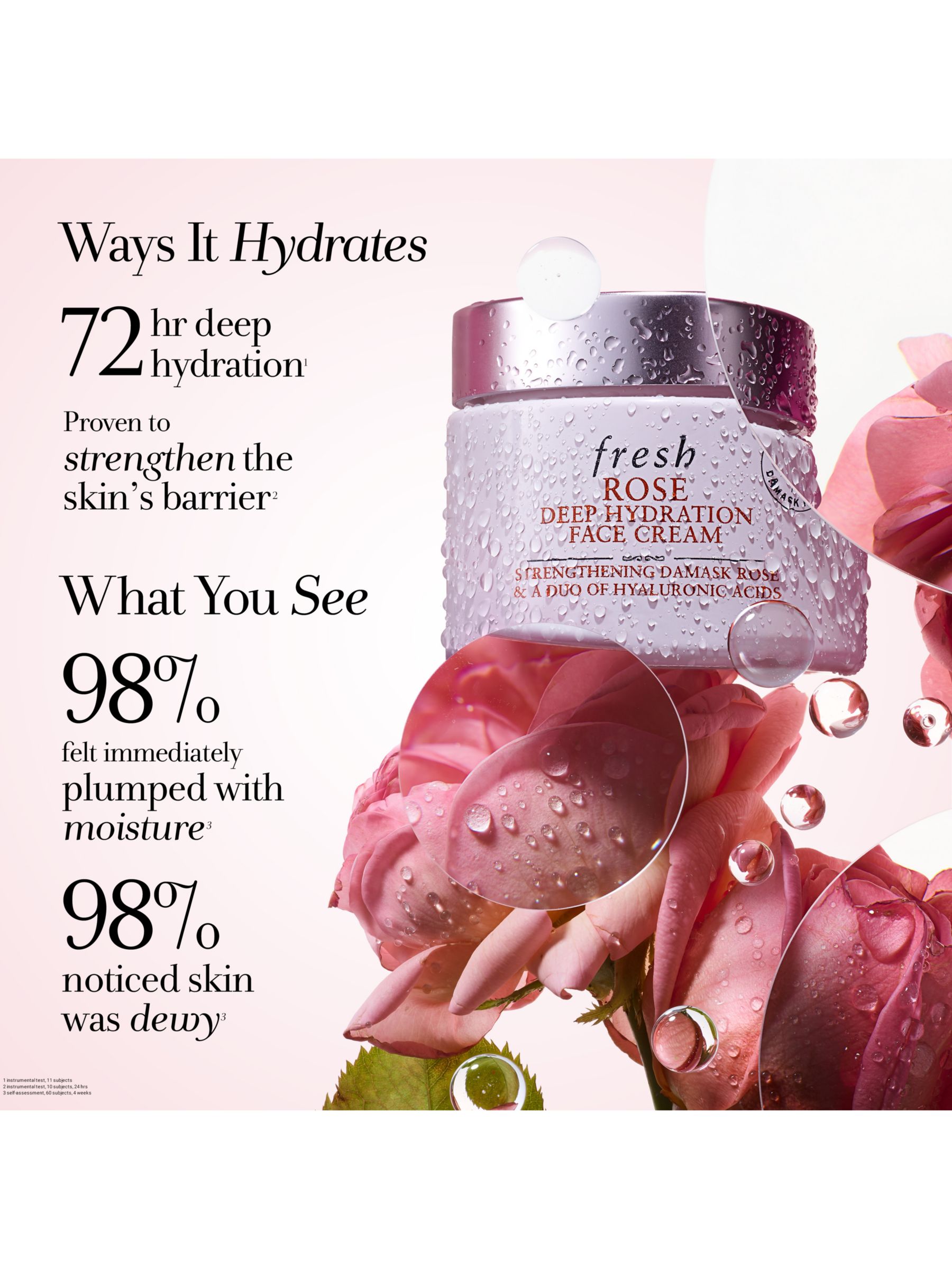 Fresh Rose Deep Hydration Face Cream, 50ml 7