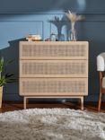 John Lewis Rattan 3 Drawer Chest