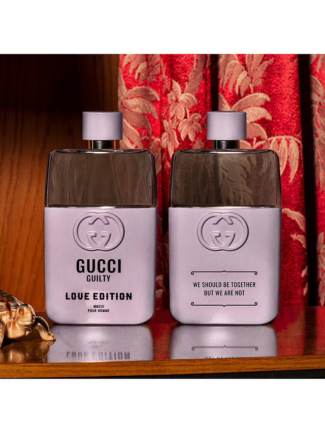 Betreffende De neiging hebben blootstelling Gucci Guilty Love Edition Pour Homme Eau de Toilette For Him, 50ml at John  Lewis & Partners
