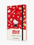 Moleskine A5 Hello Kitty Notebook, Red