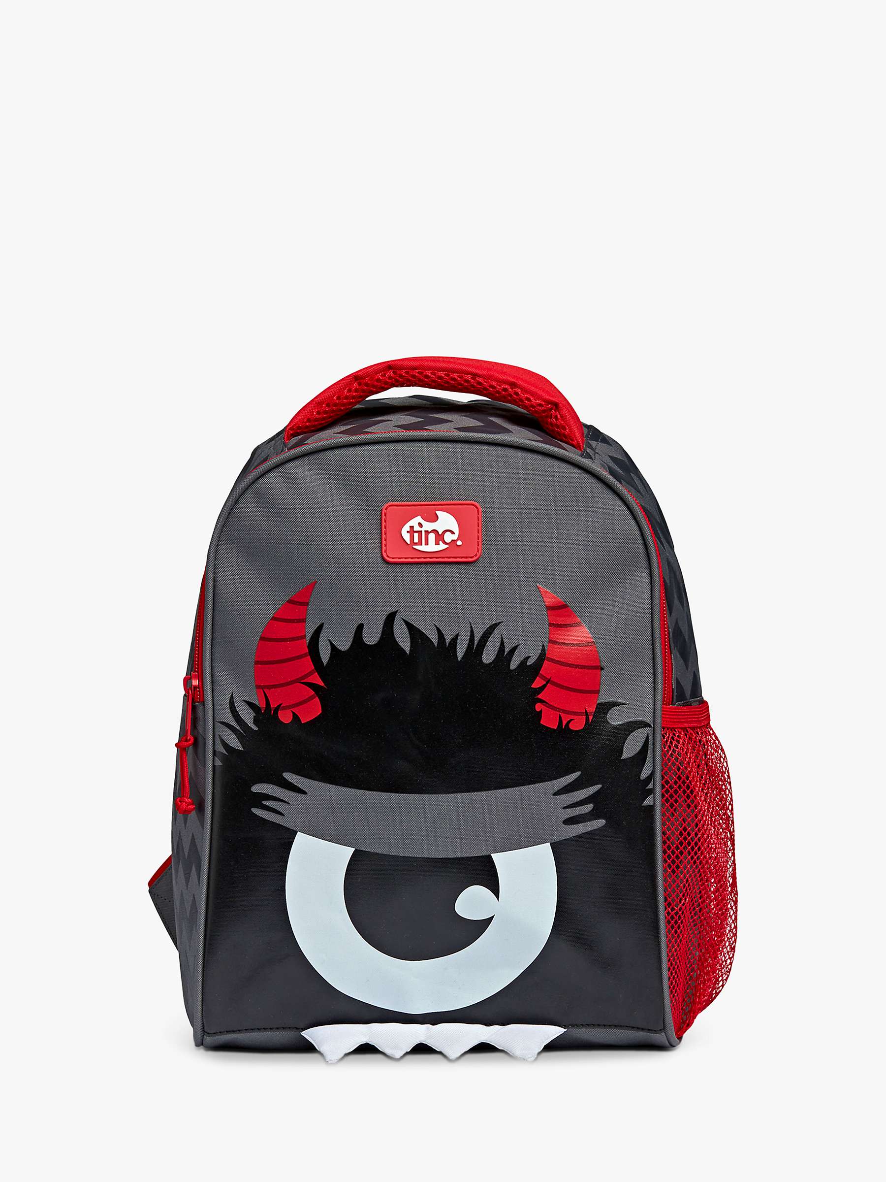 Buy Tinc Kronk Monster Children's Backpack, Black/Red Online at johnlewis.com