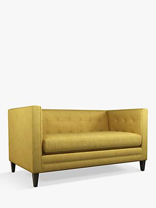 Matchbox Range, John Lewis & Partners Matchbox Compact 2 Seater Sofa, Dark Leg, Marlo Mustard