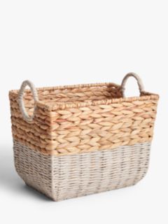 White paper best sale rope storage baskets