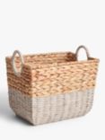 John Lewis Water Hyacinth and Paper Rope Storage Basket