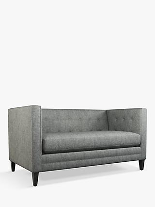 Matchbox Range, John Lewis & Partners Matchbox Compact 2 Seater Sofa, Dark Leg, Marlo Grey