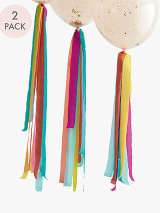 Ginger Ray Bright Balloon Tails, Set of 6
