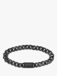 BOSS Men's Curb Chain Bracelet, Black