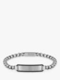 BOSS Men's Logo Chain Bracelet, Silver