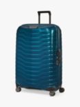 Samsonite Proxis 4-Wheel 75cm Large Suitcase, Petrol Blue