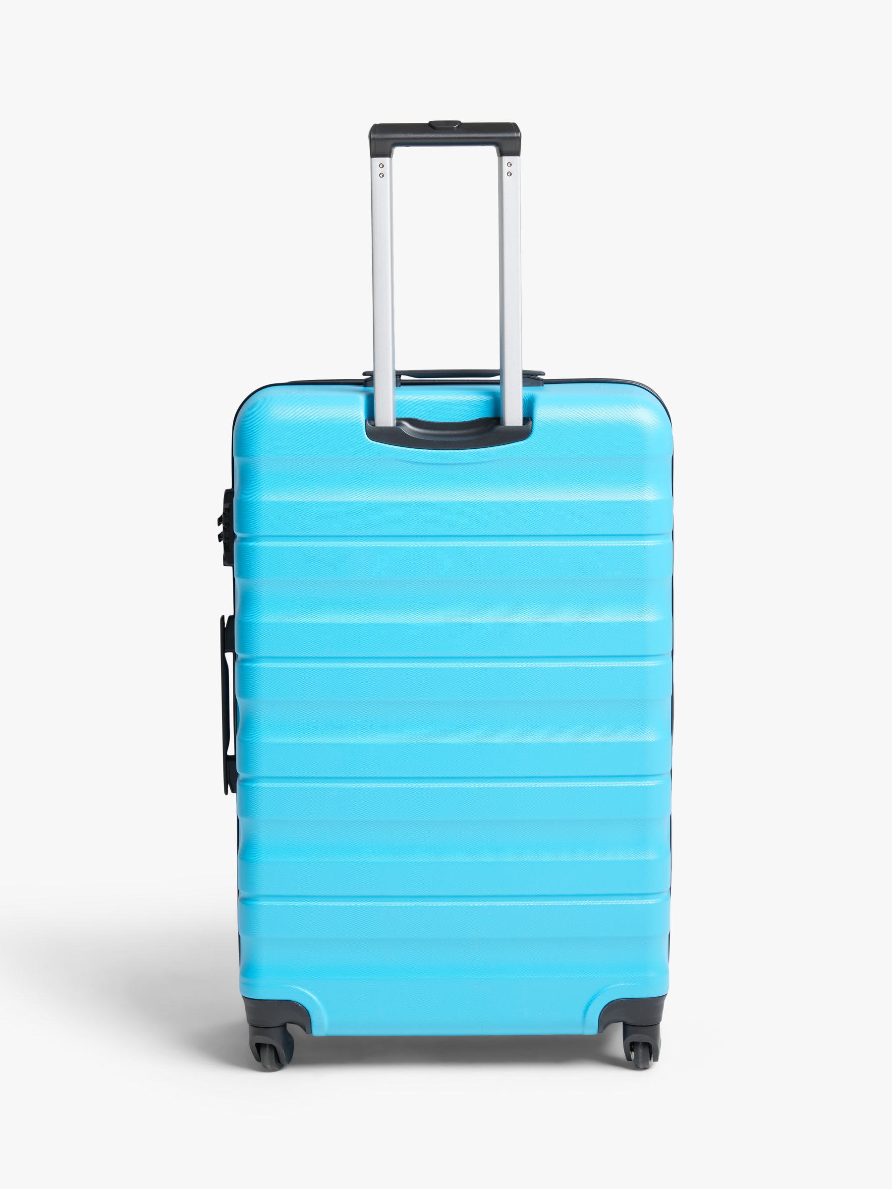 John Lewis ANYDAY Girona 75cm 4-Wheel Large Suitcase, Turquoise