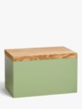 John Lewis Lacquered Storage Box, Large, Sage