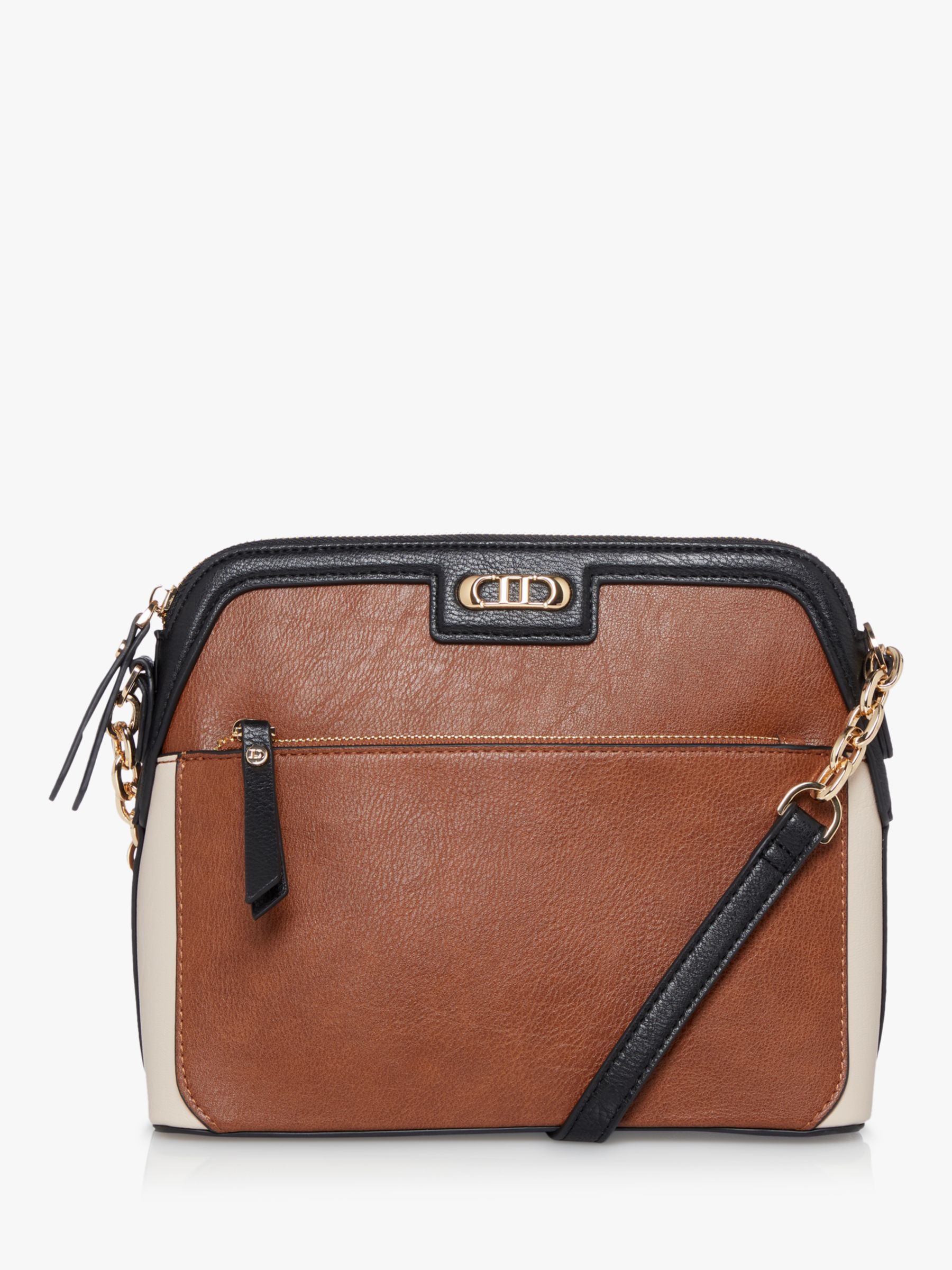 Dune Dollar Cross Body Bag, Tan at John Lewis & Partners