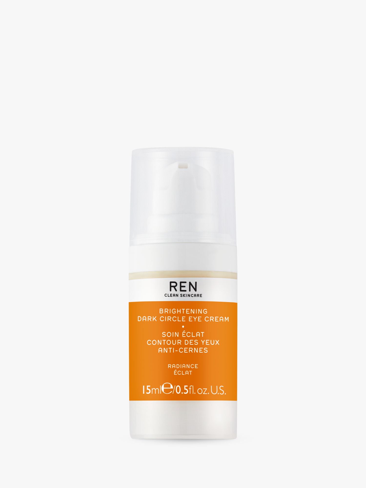 REN Clean Skincare Radiance Brightening Dark Circle Eye Cream, 15ml 1