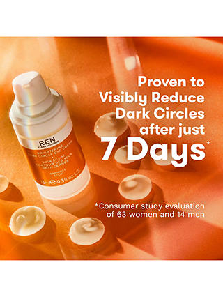 REN Clean Skincare Radiance Brightening Dark Circle Eye Cream, 15ml