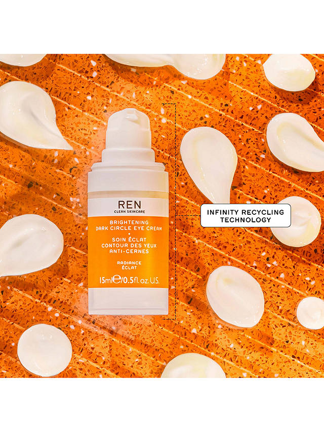 REN Clean Skincare Radiance Brightening Dark Circle Eye Cream, 15ml 4