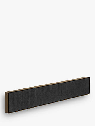 Bang & Olufsen Beosound Stage All-In-One Soundbar with Dolby Atmos, Chromecast built-in & Apple Airplay 2, Smoked Oak/Grey
