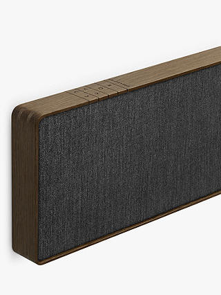 Bang & Olufsen Beosound Stage All-In-One Soundbar with Dolby Atmos, Chromecast built-in & Apple Airplay 2, Smoked Oak/Grey