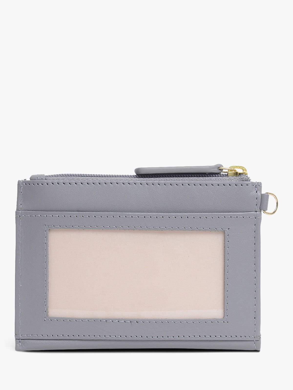 Radley Pockets Leather Small Coin Purse, Grey at John Lewis & Partners