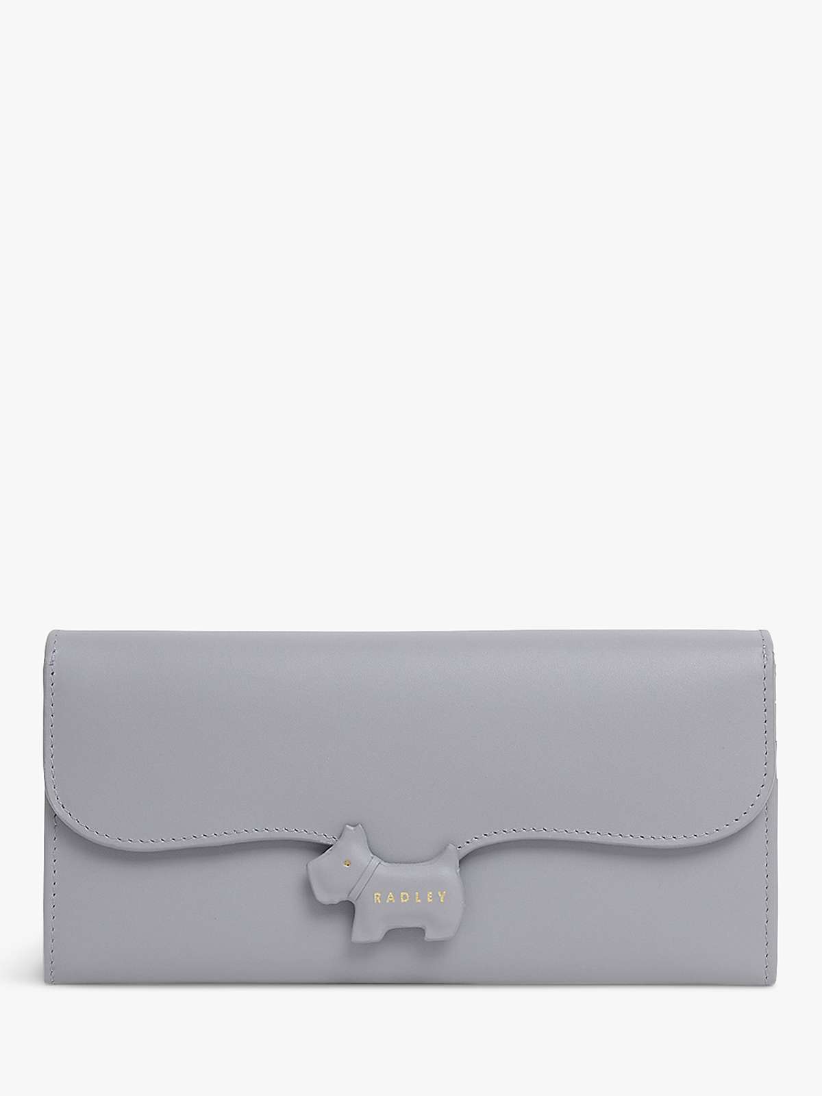 Buy Radley Crest Leather Large Flap Over Matinee Purse Online at johnlewis.com