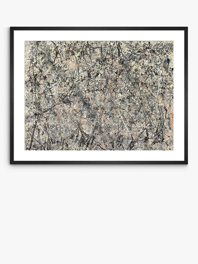 Jackson Pollock - 'Number 1, 1950 Lavender Mist' Framed Print & Mount, 79 x 99cm, Multi