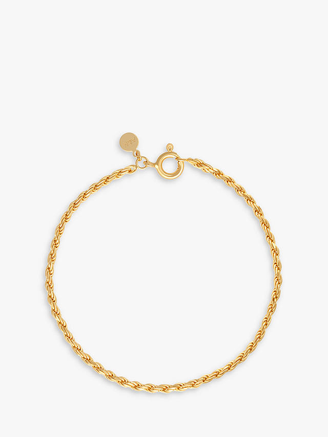 Astrid & Miyu Vintage Rope Chain Bracelet, Gold