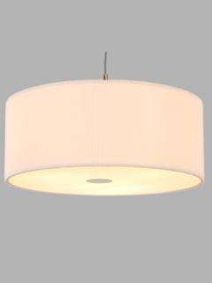John Lewis Micropleated Diffuser Ceiling Light, Cream
